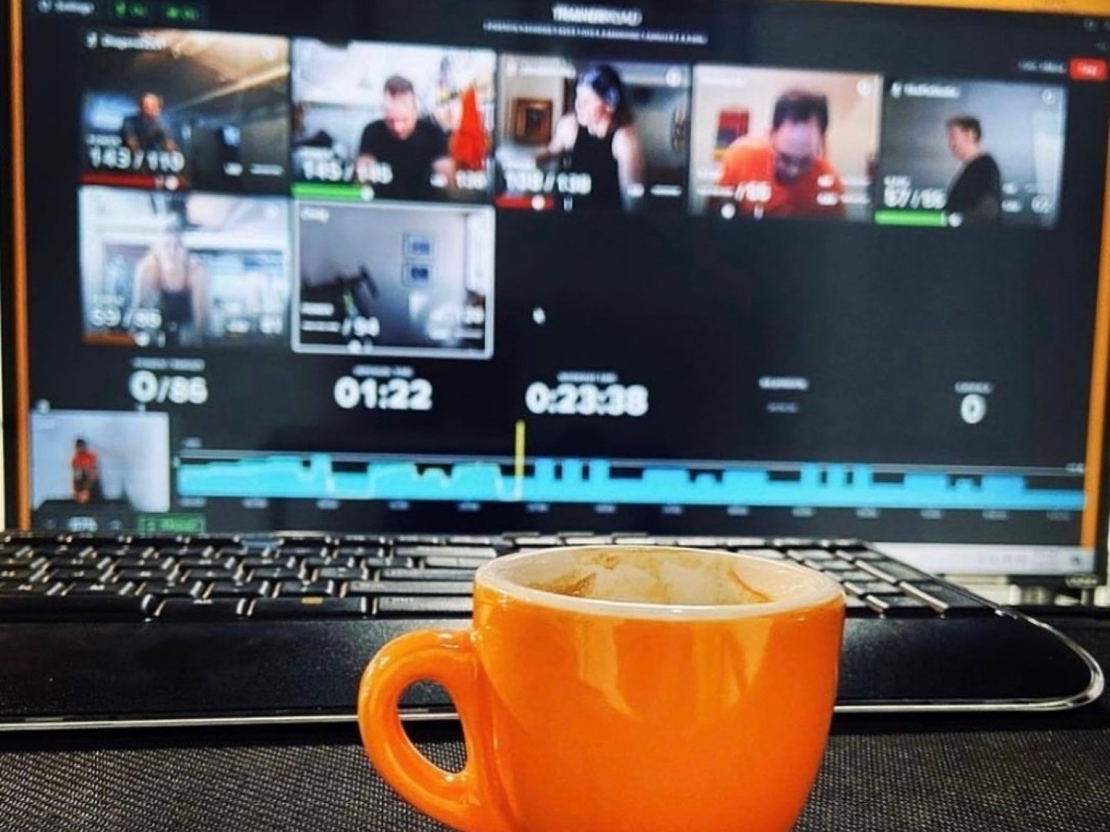 Online Cycling Class via TrainerRoad